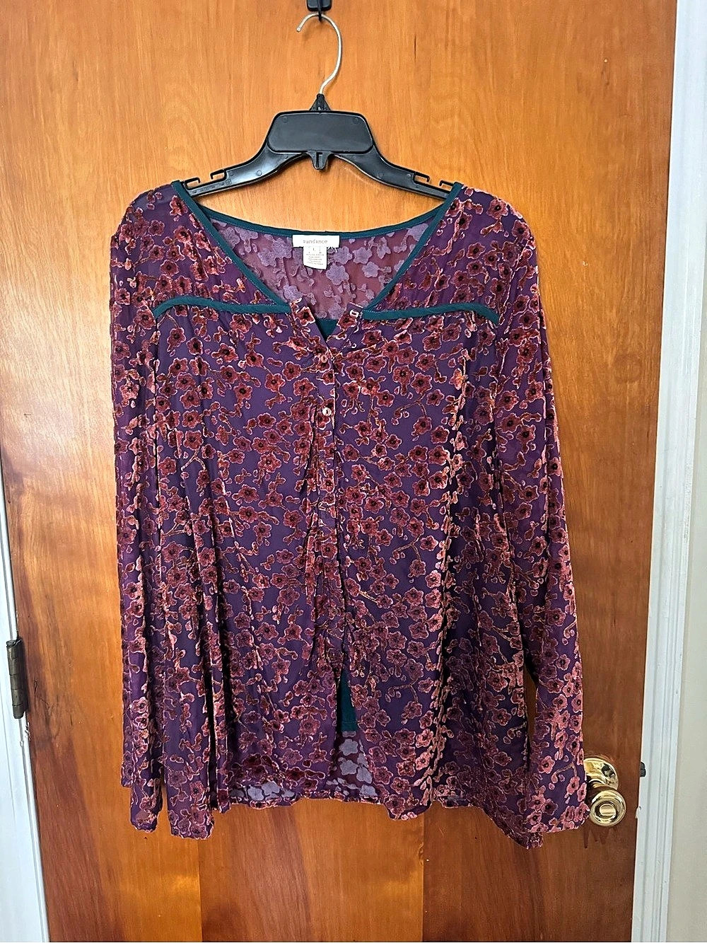 Sundance Velvet Burnout Blouse